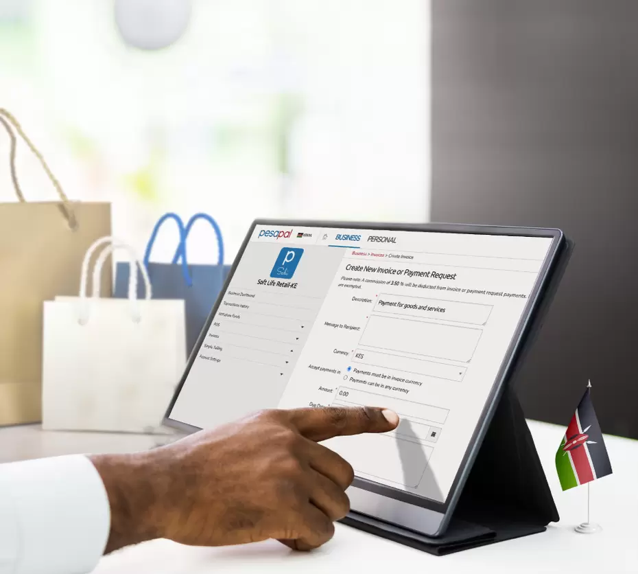 Landing Pages Online Invoice Retail
