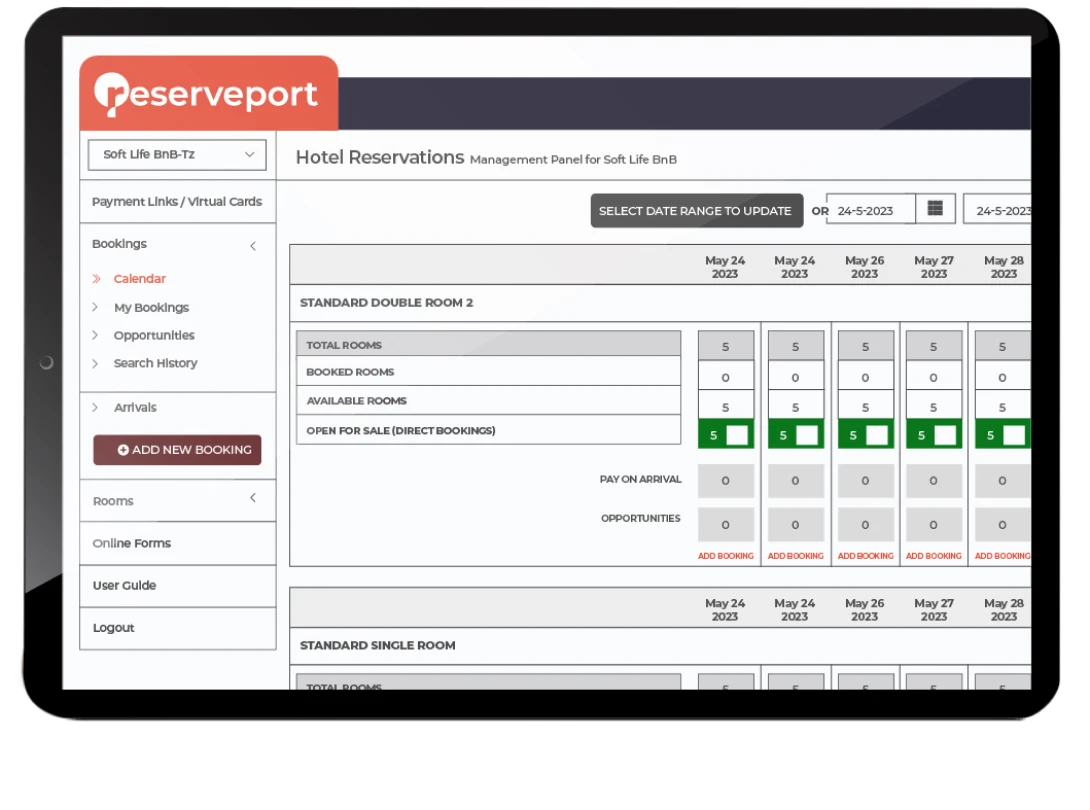 Reserveport Benefits Calendar